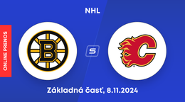 Boston Bruins - Calgary Flames: ONLINE prenos zo zápasu NHL.