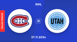 Montreal Canadiens - Utah Hockey Club: ONLINE prenos zo zápasu NHL.