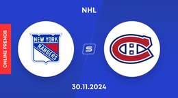 New York Rangers - Montreal Canadiens: ONLINE prenos zo zápasu NHL