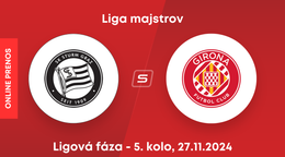 Sturm Graz - Girona FC: ONLINE prenos zo zápasu 5. kola ligovej fázy Ligy majstrov.