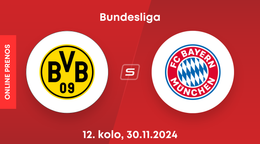 Borussia Dortmund - Bayern Mníchov: ONLINE prenos zo zápasu 12. kola Bundesligy. 