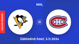 Pittsburgh Penguins - Montreal Canadiens: ONLINE prenos zo zápasu NHL.