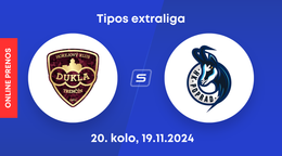 HK Dukla Trenčín - HK Poprad: ONLINE prenos zo zápasu 20. kola Tipos extraligy.