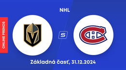 Vegas Golden Knights - Montreal Canadiens: ONLINE prenos zo zápasu NHL.