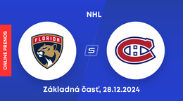 Florida Panthers - Montreal Canadiens: ONLINE prenos zo zápasu NHL.