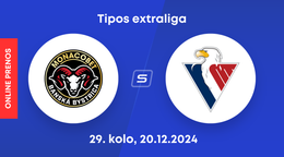 HC MONACObet Banská Bystrica - HC Slovan Bratislava: ONLINE prenos zo zápasu 29. kola Tipos extraligy.