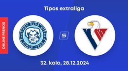 HK Nitra - HC Slovan Bratislava: ONLINE prenos zo zápasu 32. kola Tipos extraligy.