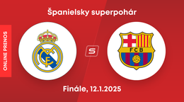 Real Madrid - FC Barcelona: ONLINE prenos z finále Španielskeho superpohára.