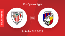 Athletic Bilbao - FC Viktoria Plzeň: ONLINE prenos zo zápasu 8. kola Európskej ligy.