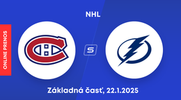 Montreal Canadiens - Tampa Bay Lighting: ONLINE prenos zo zápasu NHL.