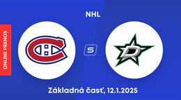 Montreal Canadiens - Dallas Stars: ONLINE prenos zo zápasu NHL.