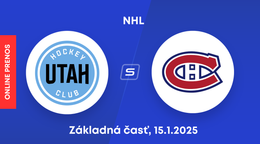 Utah Hockey Club - Montreal Canadiens: ONLINE prenos zo zápasu NHL.