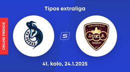 HK Poprad - HK Dukla Trenčín: ONLINE prenos zo zápasu 41. kola Tipos extraligy.