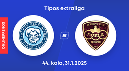 HK Nitra - HK Dukla Trenčín: ONLINE prenos zo zápasu 44. kola Tipos extraligy.