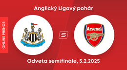 Newcastle United - Arsenal FC: ONLINE prenos zo zápasu odvety semifinále anglického Ligového pohára.