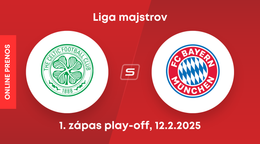 Celtic Glasgow - Bayern Mníchov: ONLINE prenos zo zápasu play-off Ligy majstrov. 