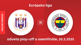 RSC Anderlecht - Fenerbahce Istanbul: ONLINE prenos zo zápasu Európskej ligy.