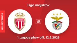 AS Monaco - Benfica Lisabon: ONLINE prenos zo zápasu play-off Ligy majstrov. 