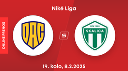 FC DAC 1904 Dunajská Streda - MFK Skalica: ONLINE prenos zo zápasu 19. kola Niké ligy.