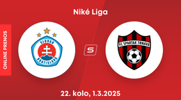 ŠK Slovan Bratislava - FC Spartak Trnava: ONLINE prenos zo zápasu 22. kola Niké ligy.