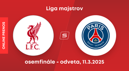 Liverpool FC - Paríž St. Germain: ONLINE prenos zo zápasu osemfinále Ligy majstrov.