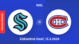 Seattle Kraken - Montreal Canadiens: ONLINE prenos zo zápasu NHL.