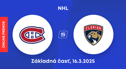 Montreal Canadiens - Florida Panthers: ONLINE prenos zo zápasu základnej časti NHL.