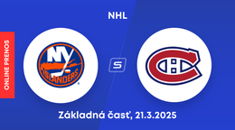 New York Islanders - Montreal Canadiens: ONLINE prenos zo zápasu NHL.