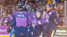 Martin Mišiak v drese Erie Otters.