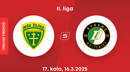 MŠK Žilina B - OFK Malženice: ONLINE prenos zo zápasu 17. kola II. ligy.