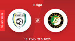 FK Pohronie - OFK Malženice: ONLINE prenos zo zápasu 18. kola II. ligy.