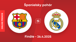 FC Barcelona - Real Madrid: ONLINE prenos z finále Španielskeho pohára 2024/2025.