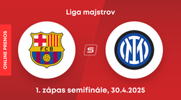 FC Barcelona - Inter Miláno: ONLINE prenos zo zápasu semifinále Ligy majstrov.