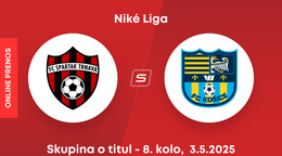 FC Spartak Trnava - FC Košice: ONLINE prenos zo zápasu 8. kola skupiny o titul Niké ligy.