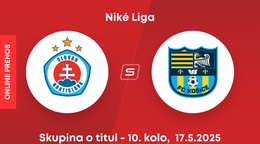 ŠK Slovan Bratislava - FC Košice: ONLINE prenos zo zápasu 10. kola skupiny o titul v Niké lige.