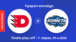 HC Dynamo Pardubice - HC Kometa Brno: ONLINE prenos zo 7. zápasu finále play-off českej Tipsport extraligy.