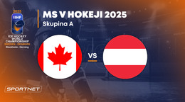 Kanada - Rakúsko: ONLINE prenos zo zápasu na MS v hokeji 2025 vo Švédsku a Dánsku.