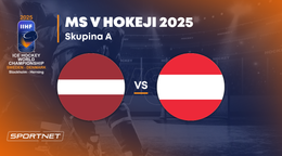 Lotyšsko - Rakúsko: ONLINE prenos zo zápasu na MS v hokeji 2025 vo Švédsku a Dánsku.