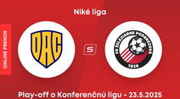 FC DAC Dunajská Streda - FK Železiarne Podbrezová: ONLINE prenos z finále play-off o Konferenčnú ligu.