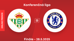 Real Betis - Chelsea FC: ONLINE prenos z finále Konferenčnej ligy.