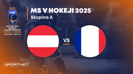 Rakúsko - Francúzsko: ONLINE prenos zo zápasu na MS v hokeji 2025 vo Švédsku a Dánsku.