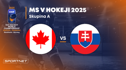 Slovensko - Kanada: ONLINE prenos zo zápasu na MS v hokeji 2025 vo Švédsku a Dánsku.