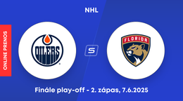 Edmonton Oilers - Florida Panthers: ONLINE prenos z 2. zápasu finále play-off NHL. 