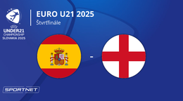 Španielsko - Anglicko: ONLINE prenos zo zápasu na EURO U21 2025 (ME vo futbale do 21 rokov) na Slovensku.