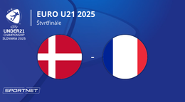Dánsko - Francúzsko: ONLINE prenos zo zápasu na EURO U21 2025 (ME vo futbale do 21 rokov) na Slovensku.