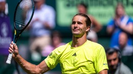 Nemecký tenista Alexander Zverev na turnaji A