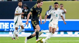 Momentka zo zápasu Mexiko - Saudská Arábia