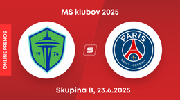 Seattle Sounders FC - Paríž St. Germain: ONLINE prenos zo zápasu skupiny B na MS klubov 2025.