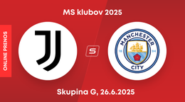Juventus Turín - Manchester City: ONLINE prenos zo zápasu skupiny G na MS klubov 2025.