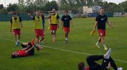 Futbalisti ŠKF Sereď v letnej príprave.